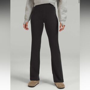Lululemon Brushed Softstreme Ribbed Zip Flared Pant 32.5"